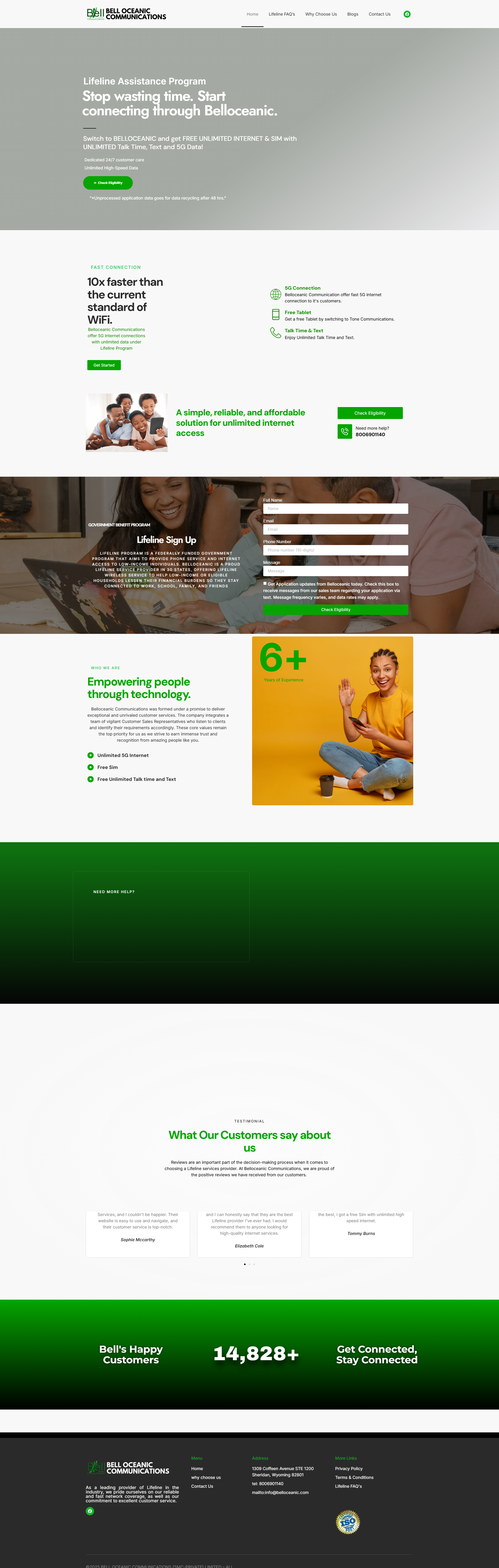 Bell Oceanic - Maritime Business Website Development by TechsBlitz